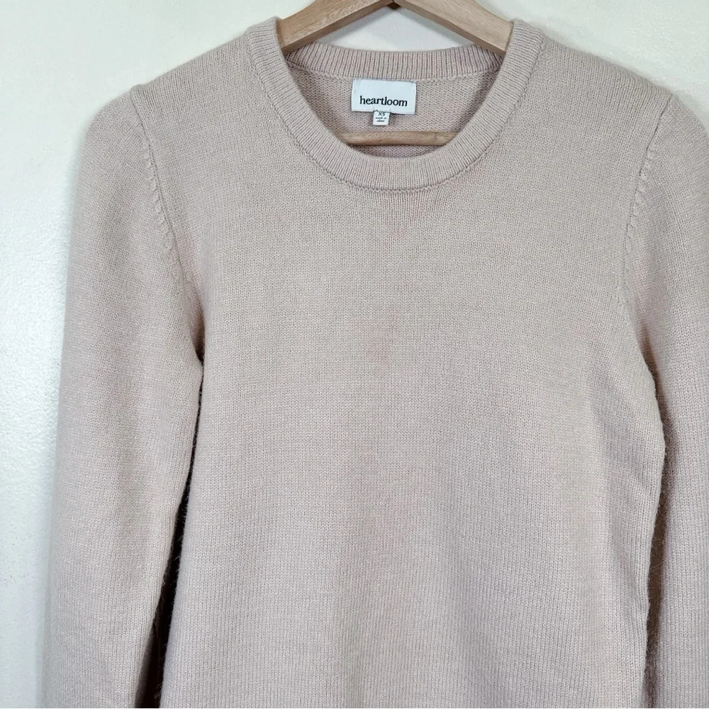 Heartloom Crew Neck Tie Waist Sweater Beige Color - Picture 10 of 16